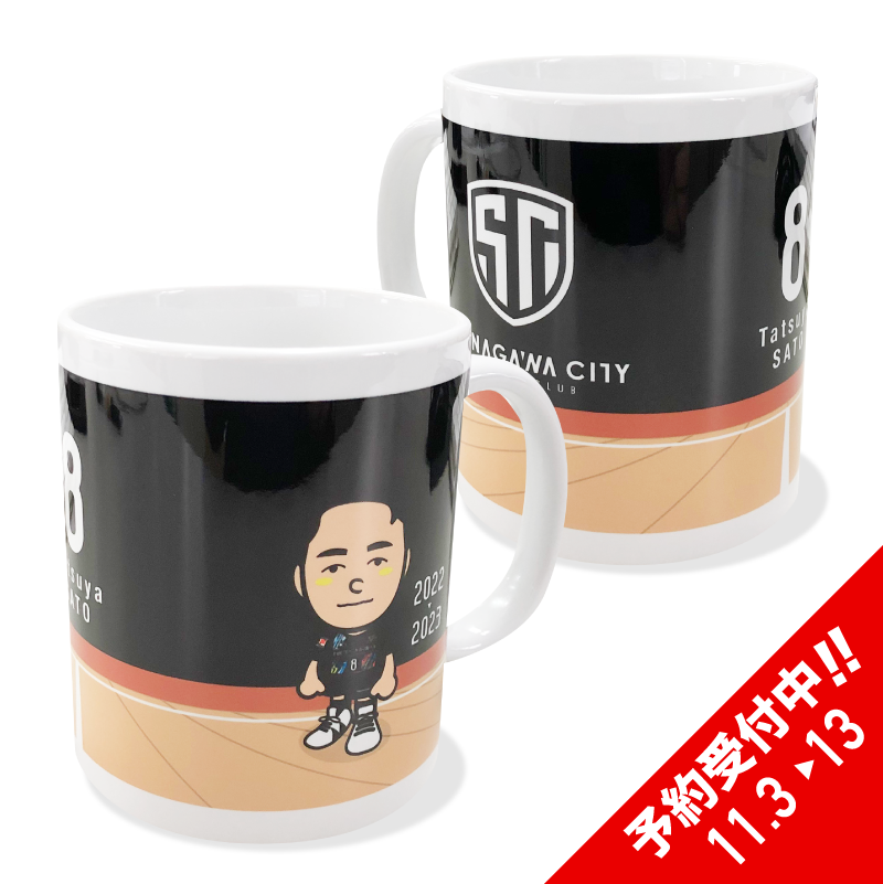 予約商品 しながわシティフットサルクラブ 選手キャラクターマグカップ Support Team Players Futsal Shinagawa City Futsal Club Luxperior Official Online Shop