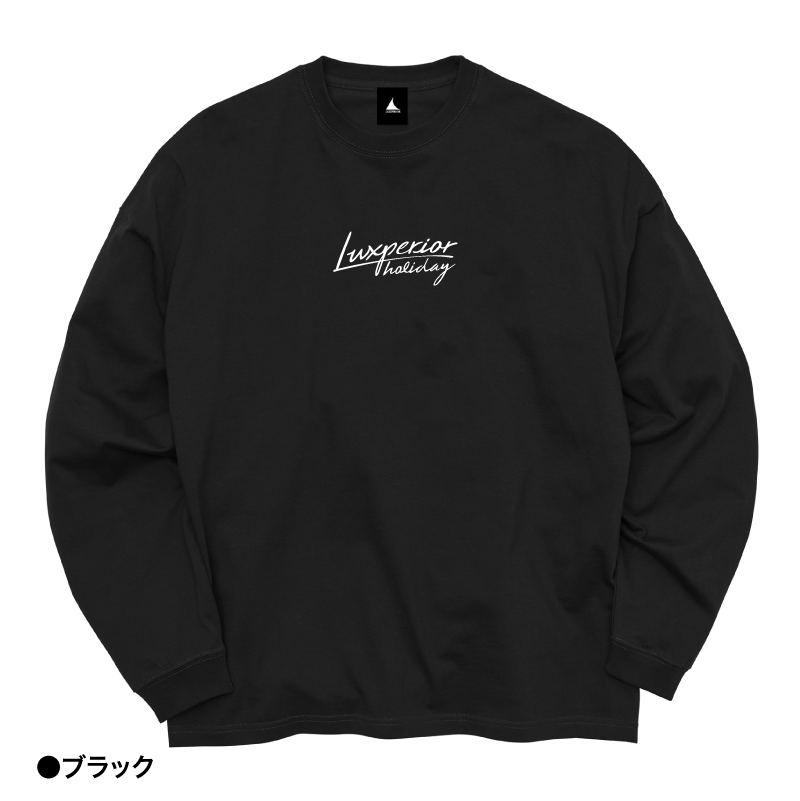 SMALL HOLIDAY LOGO オーバーサイズロングスリーブTシャツ