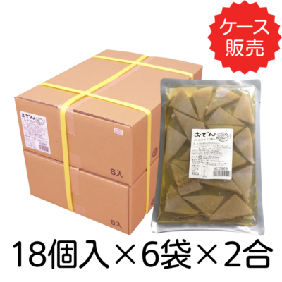 おでん（こんにゃく）18入【業務用】18個入×6袋×2合