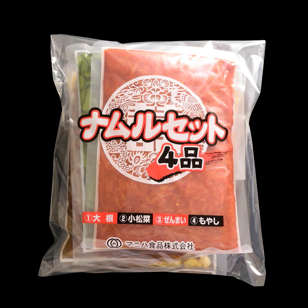 なむる ナムルセット4品 | 商品カテゴリー,韓国惣菜 | お惣菜.com