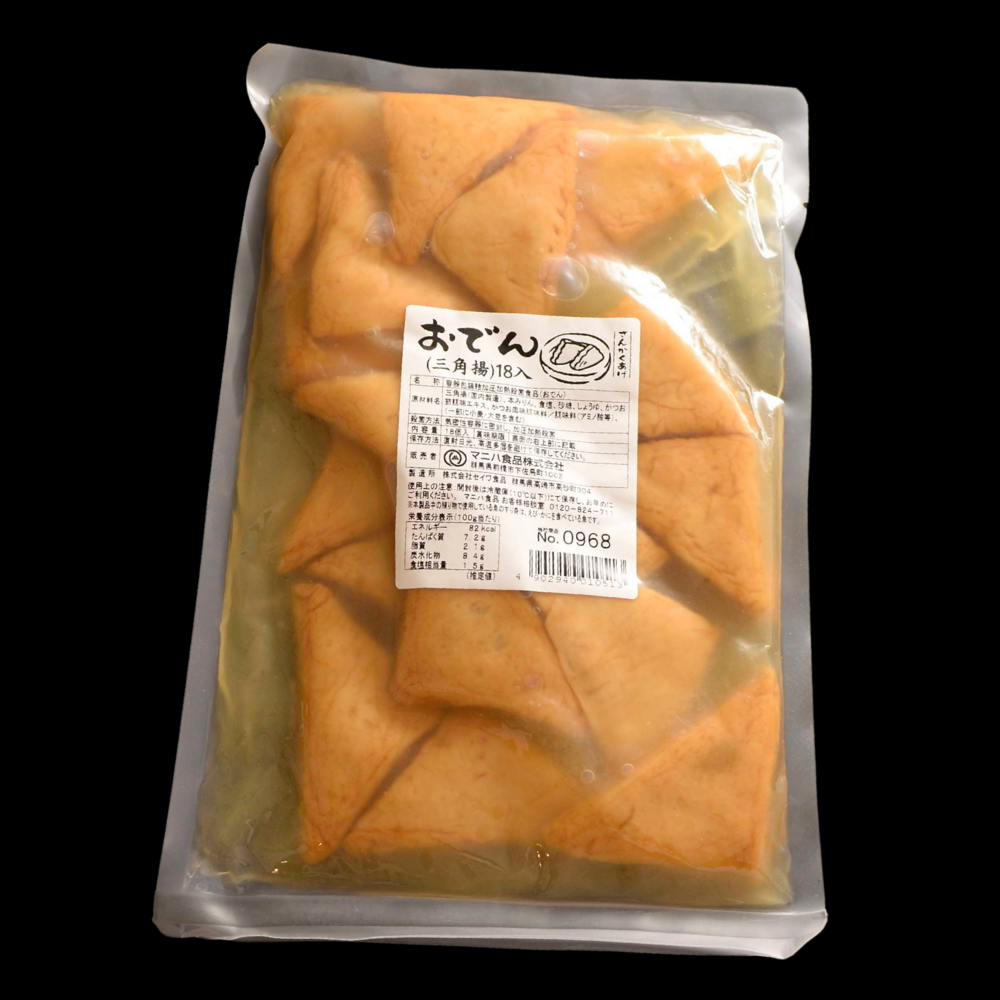 おでん（三角揚）18入<br>【業務用】18個入×12袋