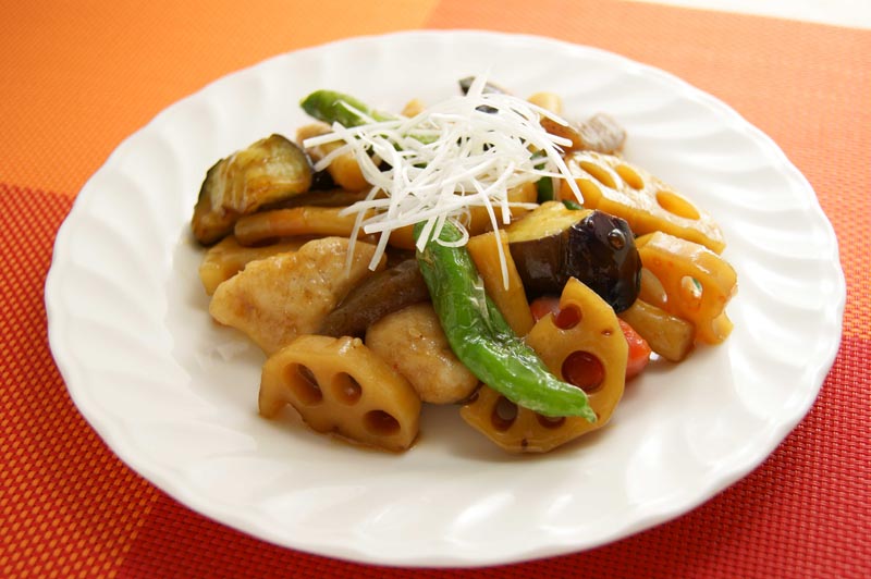 ゴロゴロ野菜の黒酢あん 1kg