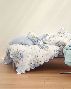 dea | �ݤ����ĥ��С��å��󥰥� 150��210cm�å֥롼��ALENA PRINT VOILE