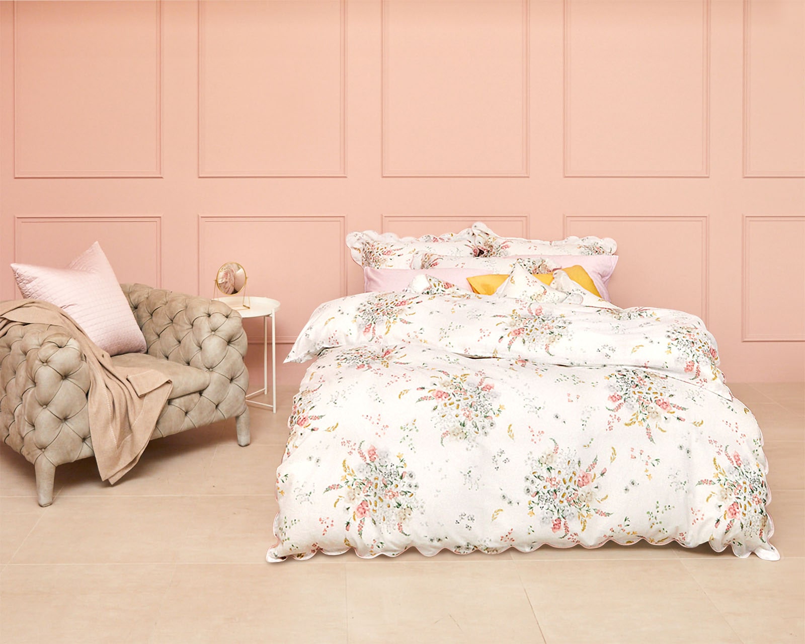 dea | �ݤ����ĥ��С��å��󥰥� 150��210cm�åԥ󥯡�ALENA PRINT VOILE