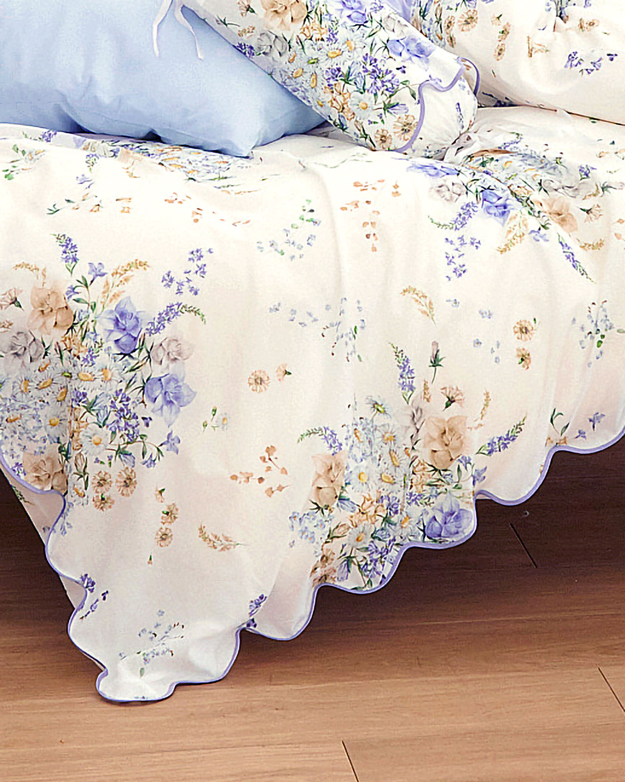 dea | �ݤ����ĥ��С��å��󥰥� 150��210cm�å֥롼��ALENA PRINT VOILE