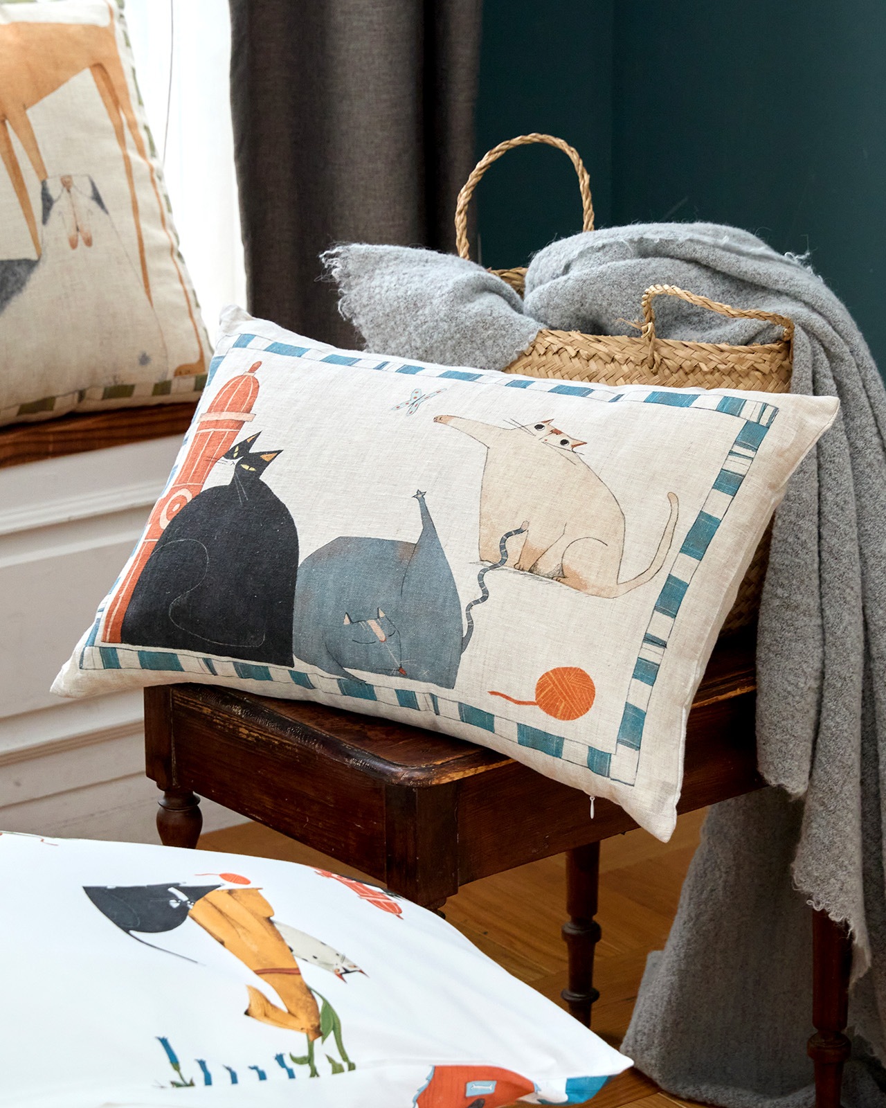Tessitura Toscana Telerie�å��å���󥫥С���40x60cm��MOMO LINO