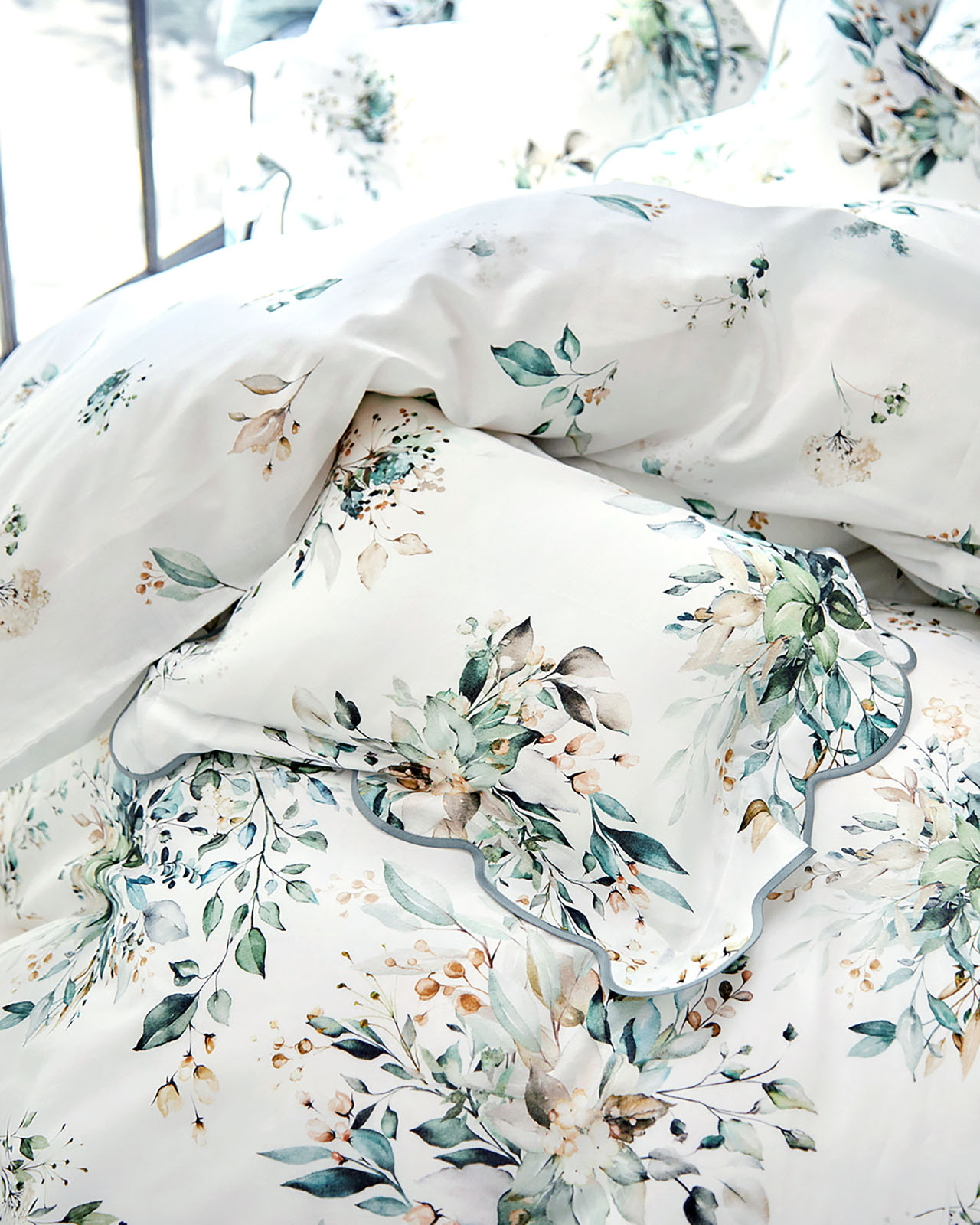 dea | �ݤ����ĥ��С��å��󥰥� 150��210cm�å��꡼���VERDIANA PRINT VOILE