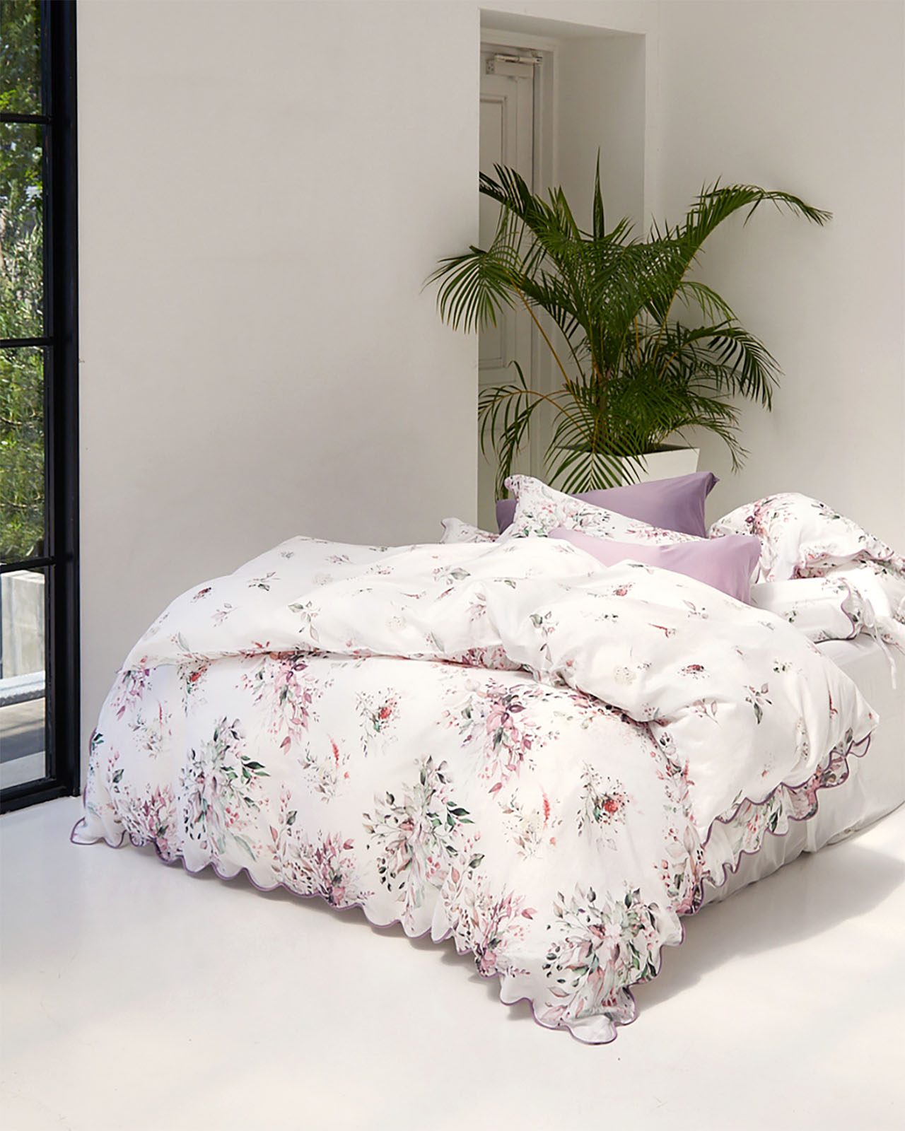 dea | �ݤ����ĥ��С��å��󥰥� 150��210cm�åѡ��ץ��VERDIANA PRINT VOILE