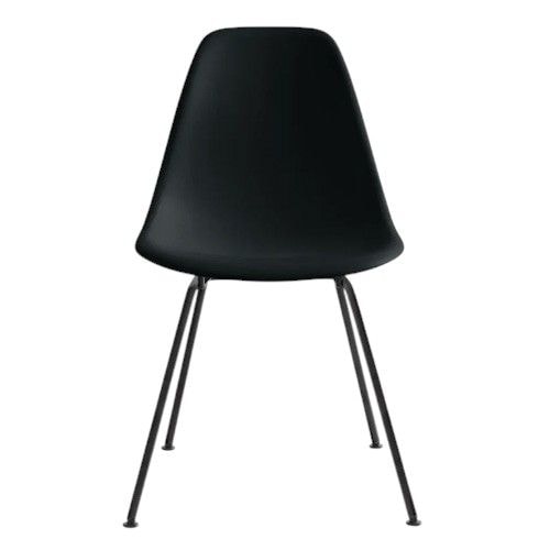 イームズ プラスチックシェル アームチェア 4レッグベース＃ブラックの