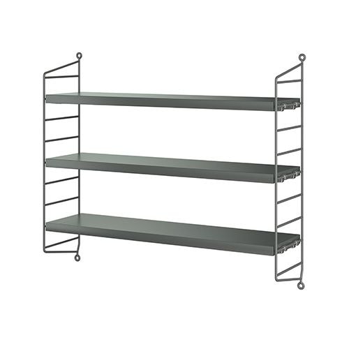 string pocket ストリングポケット シェルフグレー 棚 ストリング ポケット＃テグネルグリョンの通販 | 家具・インテリア通販