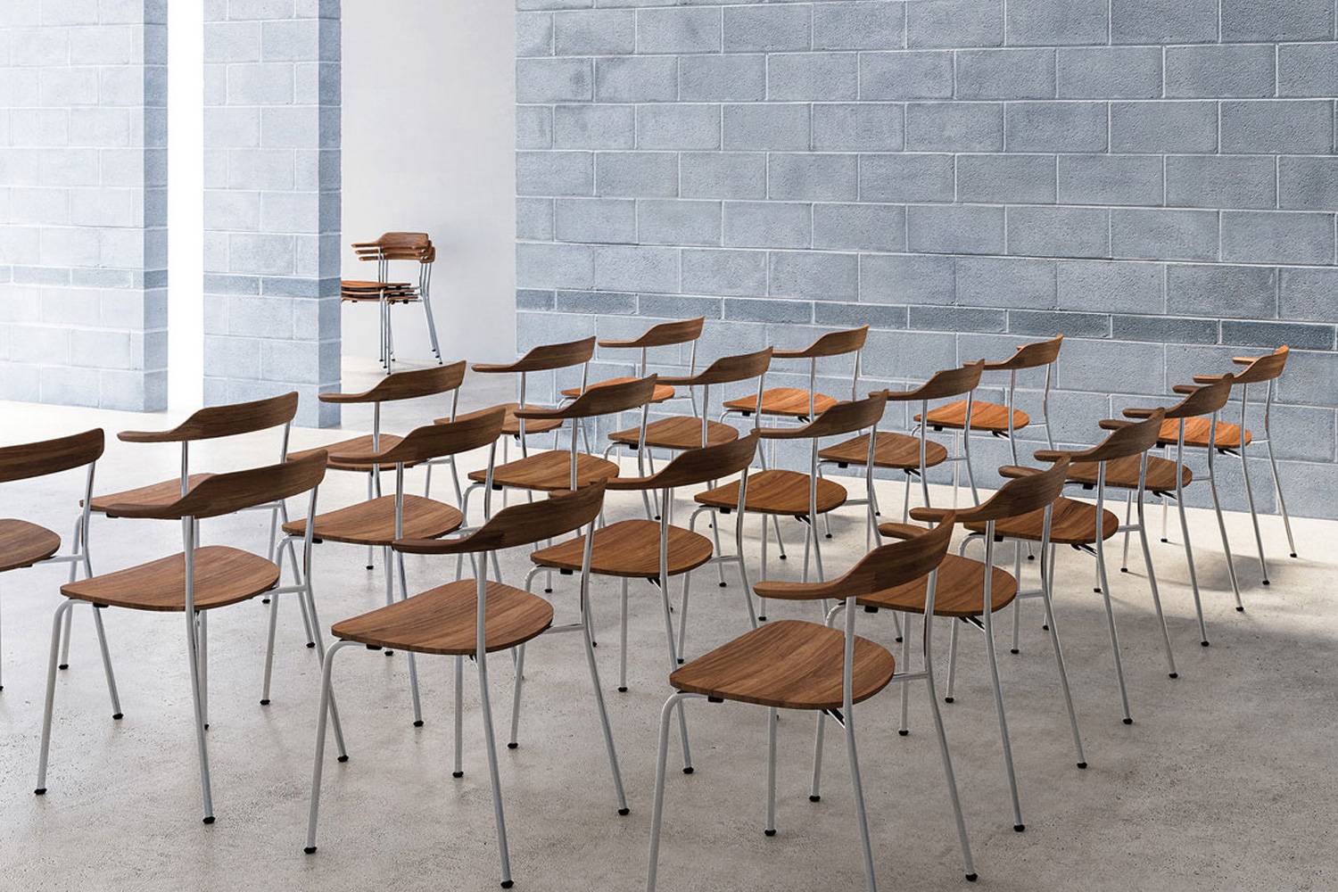 マルニ木工 HIROSHIMA 深澤直人 アームチェア スタッキング HIROSHIMA ARM CHAIR STACKING WOODEN SEAT｜マルニ木工