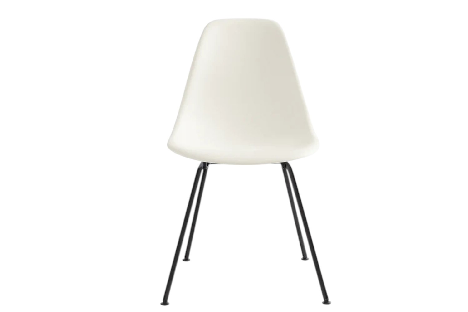 イームズ プラスチックシェル サイドチェア 4レッグベース#ブラックの
