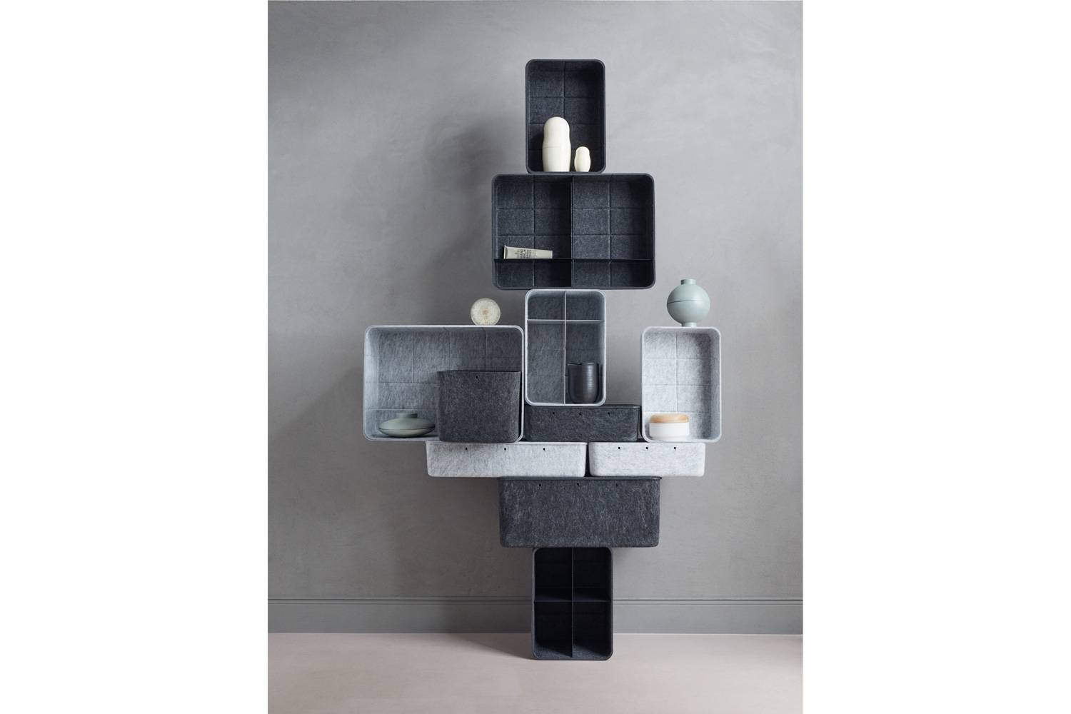 USM イノス　ローボックス　トレイ付き② USMイノスボックス ローボックス250 トレイ付き