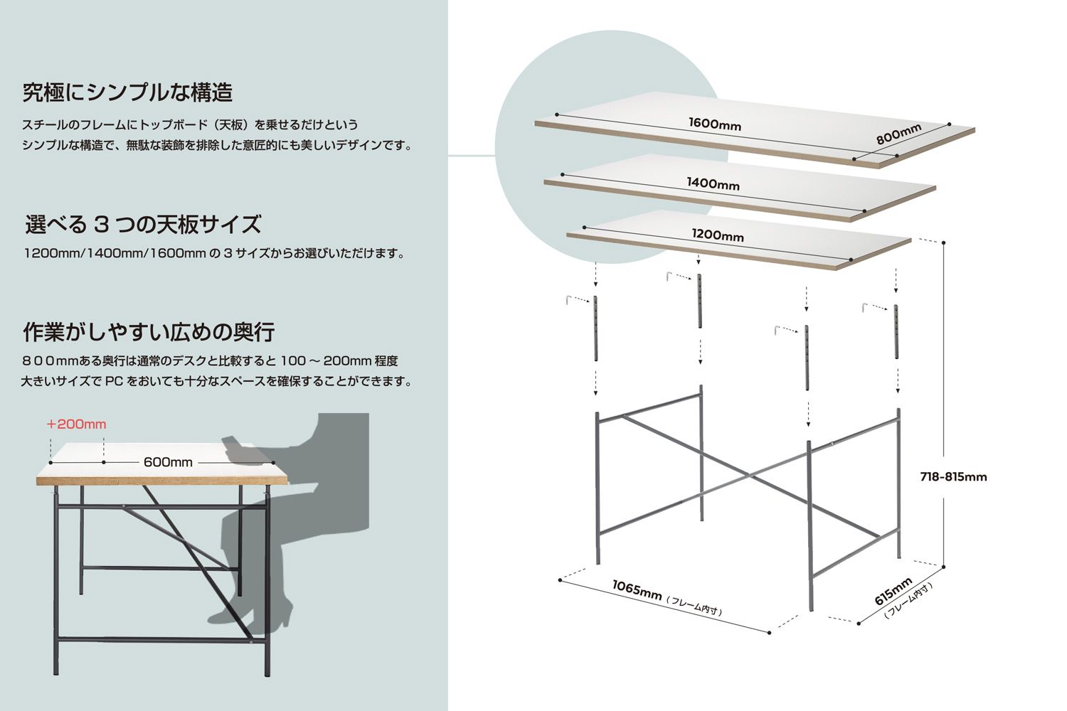 【新品・未開封】Eiermannテーブル風 デスク　ブラック天板／クローム脚 71Q9rVkCf0L._UF350,350_QL80_.jpg