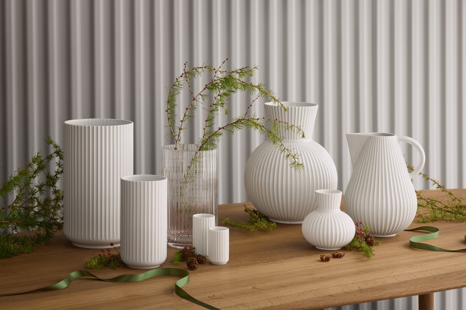リュンビューポールセンLYNGBY PORCELÆN フラワーベース17.5cm リュンビューポーセリンLyngby フラワーベース Curve 17.5