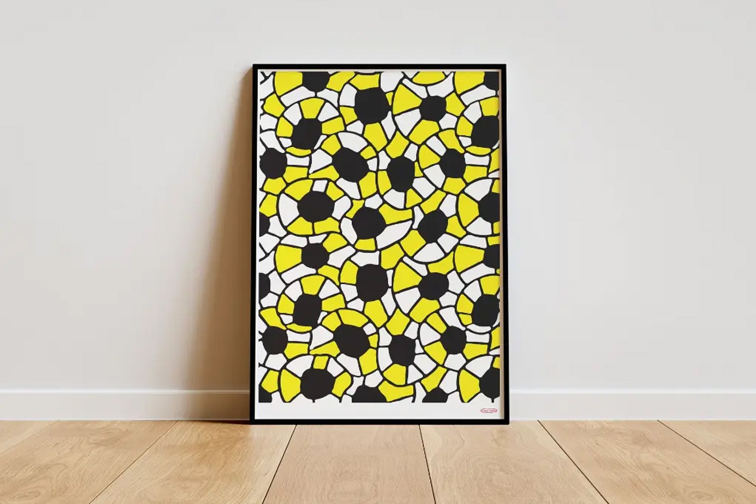 ソーデン ポスター イエロー＆ブラックの通販 | 家具・インテリア通販