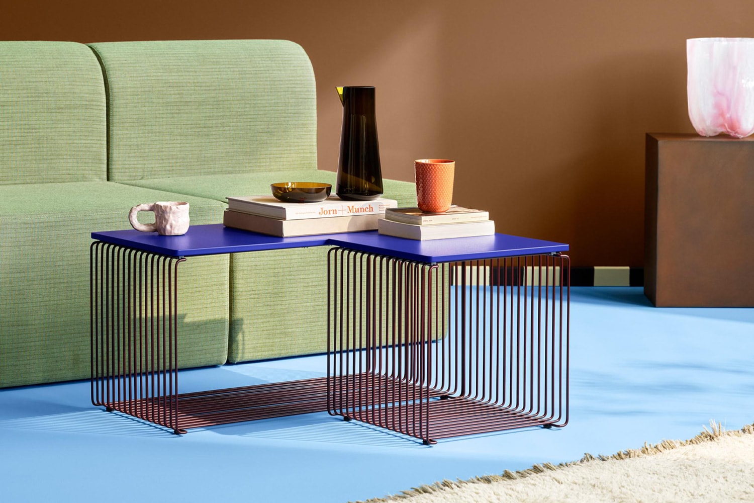 パントンワイヤーシェルフ　サイドテーブル パントンワイヤー ハーフ シェルフの通販 | 家具・インテリア通販