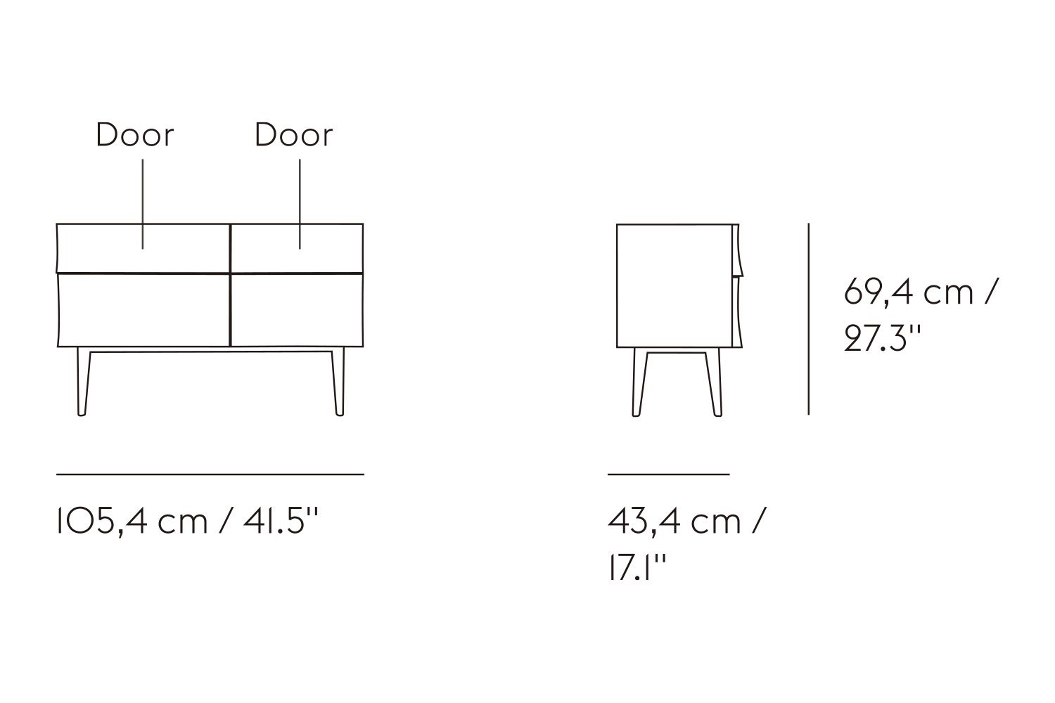 リフレクトサイドボード スモールの通販 | 家具・インテリア通販
