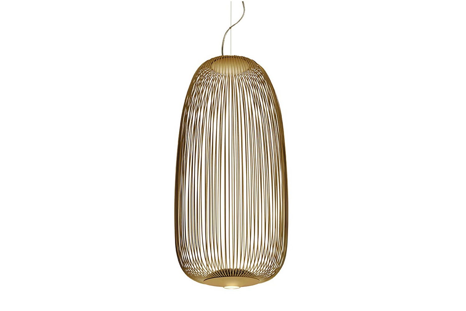 【美品】FOSCARINI フォスカリーニ ゴールドイエロー ペンダントライト スポークス 1の通販 | 家具・インテリア通販 MAARKET マーケット