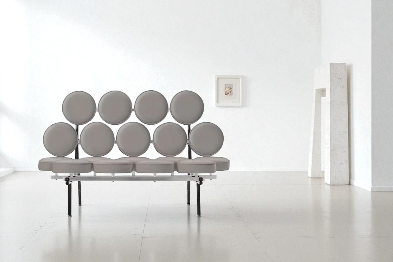 モダンな円形マシュマロソファ　 （引き取り限定　商品） モダンな円形マシュマロソファ （引き取り限定商品）