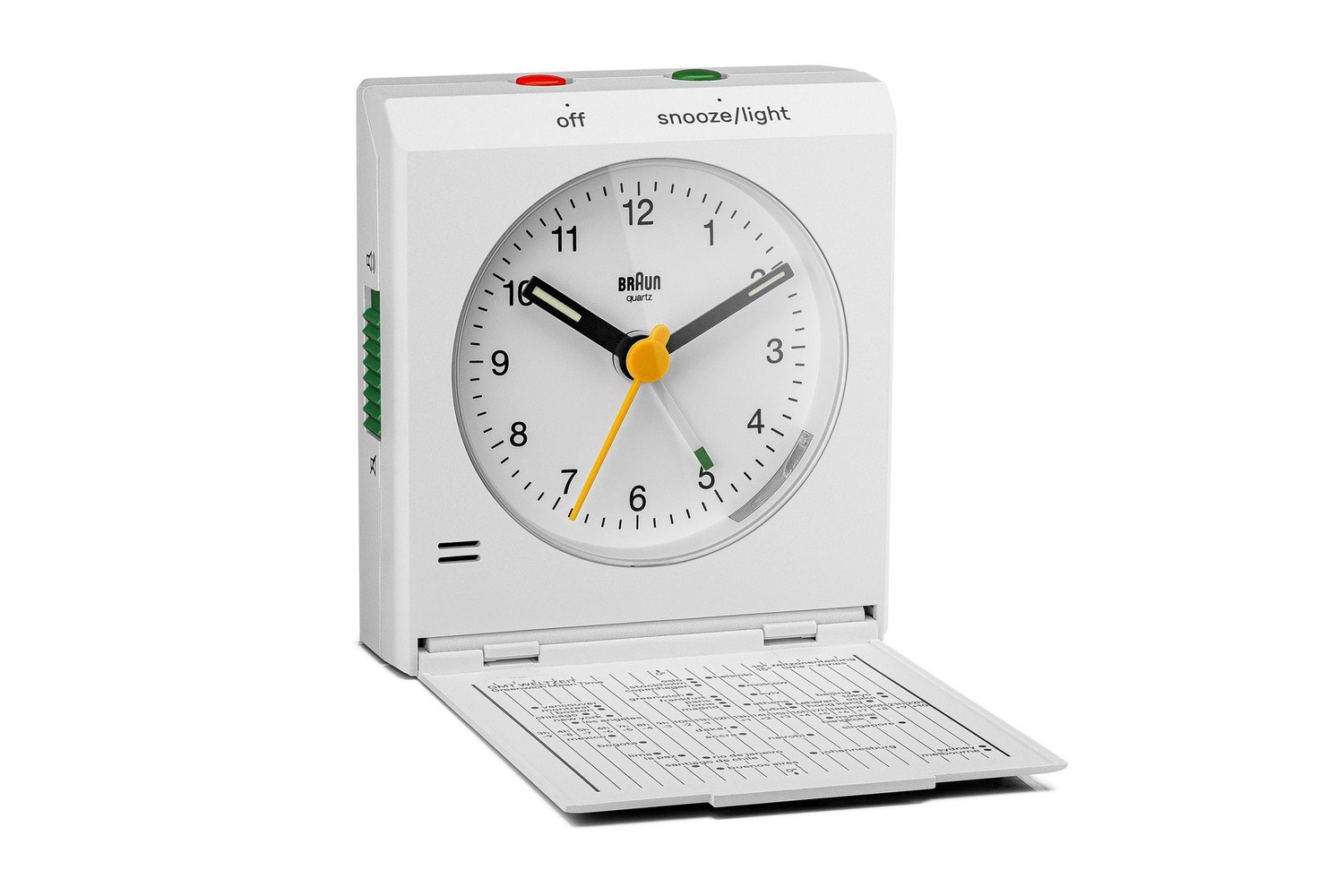 MoMA トラベルクロック アラームクロック ブラウンの置時計『BC02XW