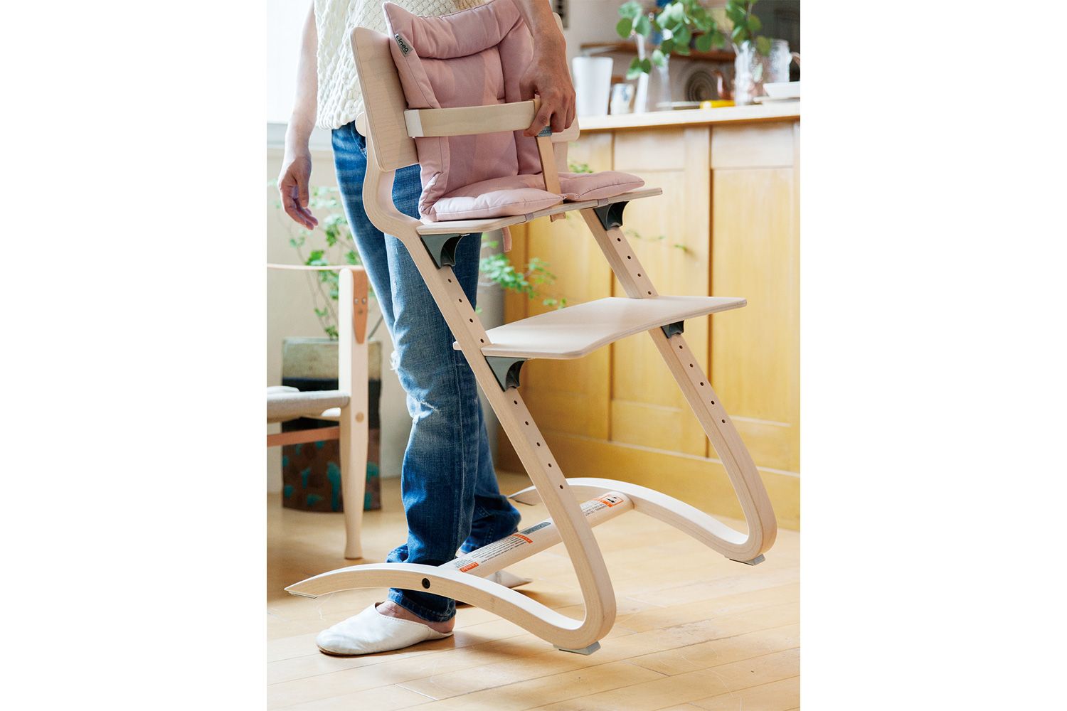 Leander ハイチェア チェリー 子供用椅子 ハイチェアの通販 | 家具