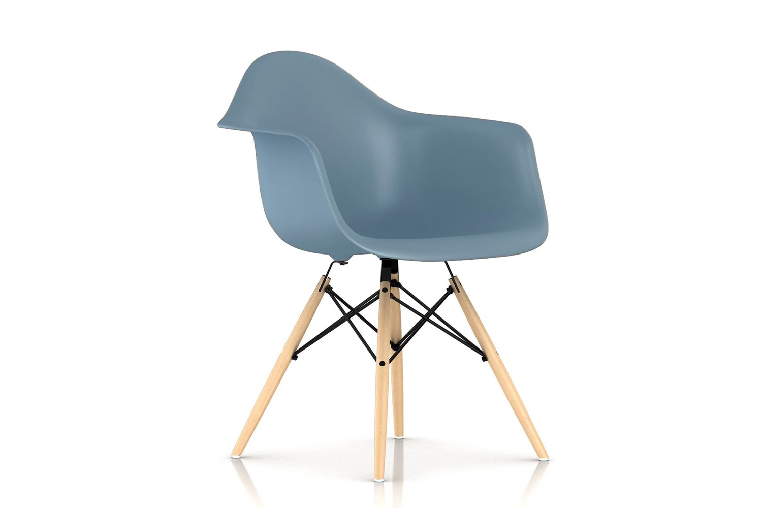 イームズ プラスチックシェル アームチェア ダウェルベース＃メープル