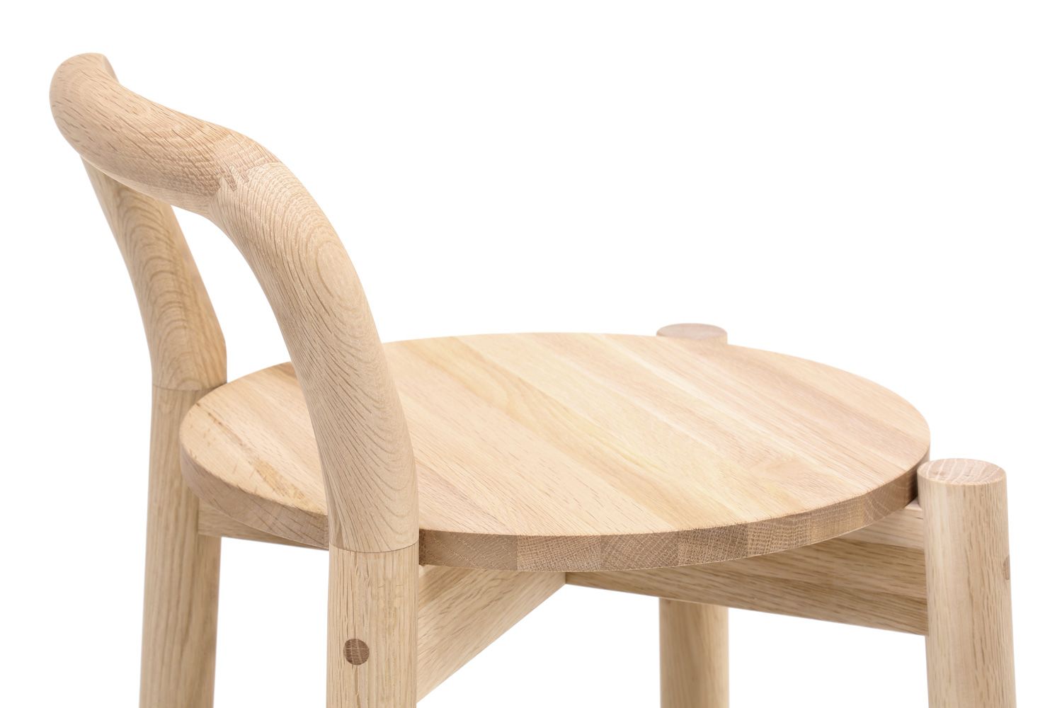 キャストールバースツール ウィズバックレスト ローの通販