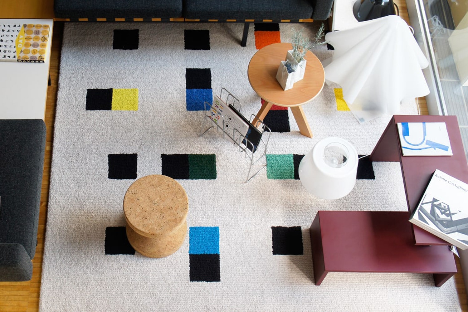 マックス・ビル ウールラグ カラフルアクセンツの通販 | 家具