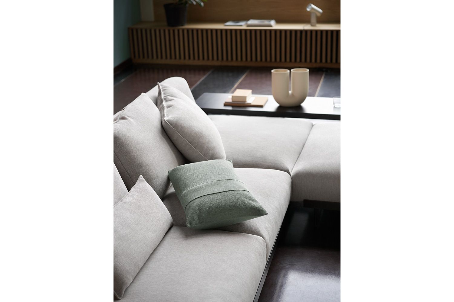 【美品】北欧風モジュラーソファー、モダンフレンチデザイン、３人ソファー。 MODERN DECO ソファー 3人掛け ソファ カウチソファ カウチ