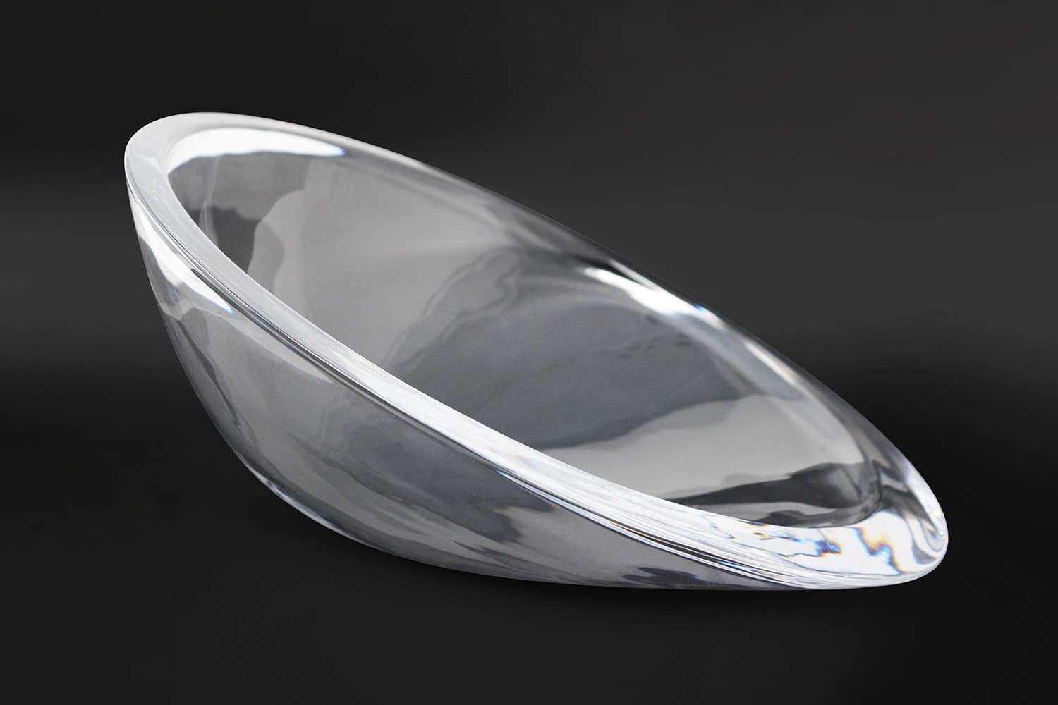 【ORREFORS】 ドロップデザイン　ティアドロップ　クリスタルボウル ORREFORS】 ドロップデザインティアドロップクリスタルボウル