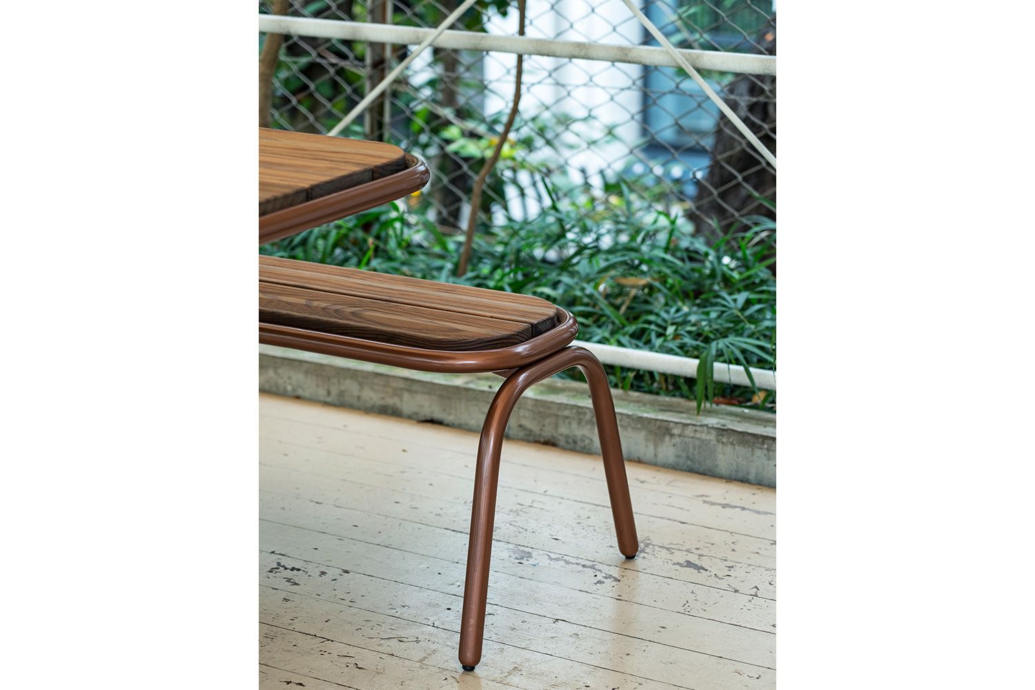 ■highcollar■プール 4P テーブル　グリーン　ガーデン　アウトドア 送料無料□highcollar/ハイカラー□POOL 4P TABLE/プール 4P