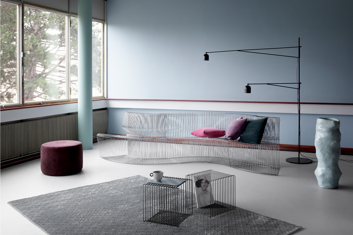 パントンワイヤー シングル シェルフの通販 | 家具・インテリア通販