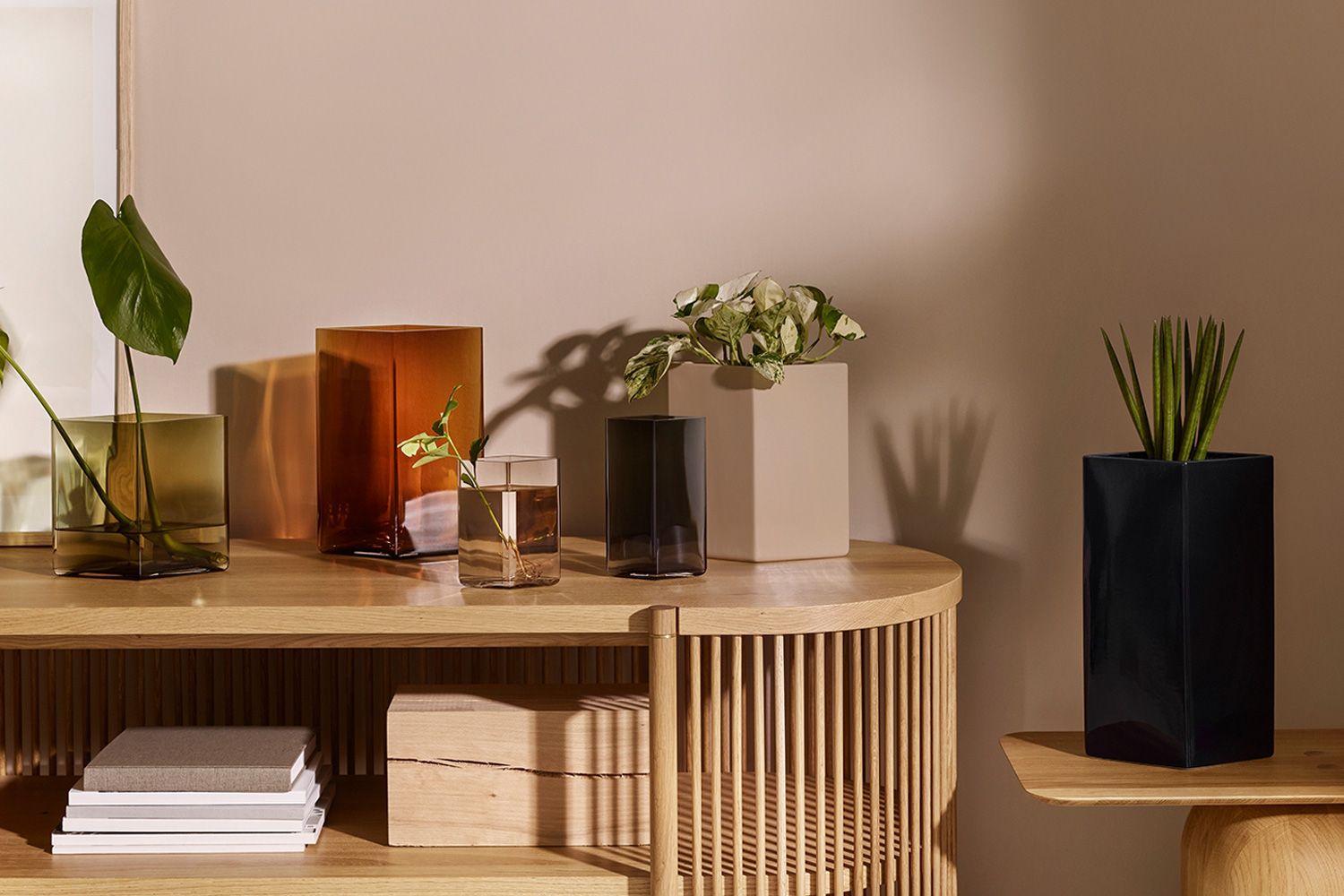 イッタラ Ruutu vase リネン ルーツ ベース 115x140mm リネンの通販 | 家具・インテリア通販