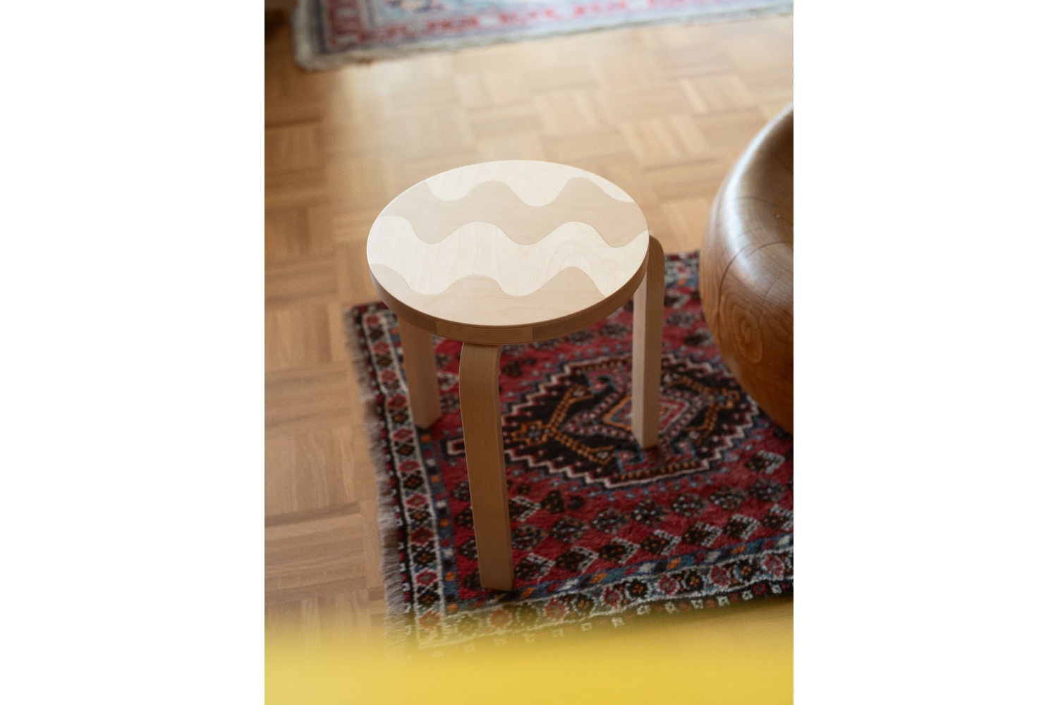 Artek + Marimekko スツール 60 キヴェット Artek（アルテック） ＋ Marimekko（マリメッコ）STOOL 60 Kivet