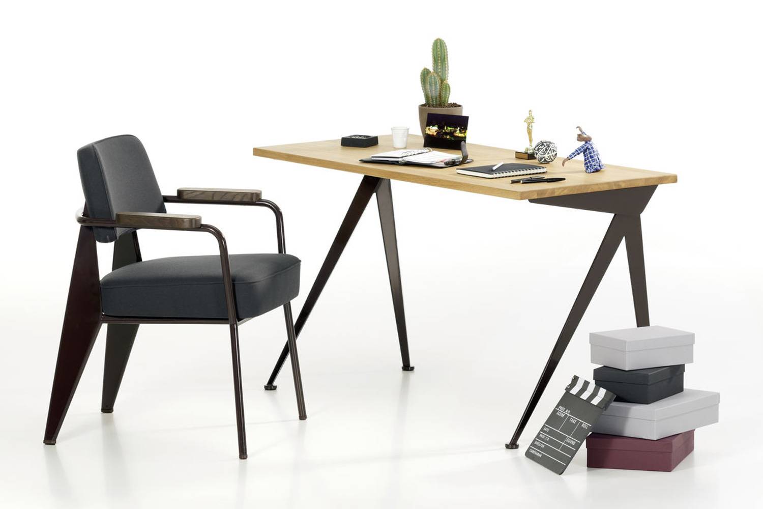 【展示美品】vitra. ヴィトラ アームチェア フォトゥイユ ディレクション③ Vitra Fauteuil Direction / ヴィトラ フォトゥイユ