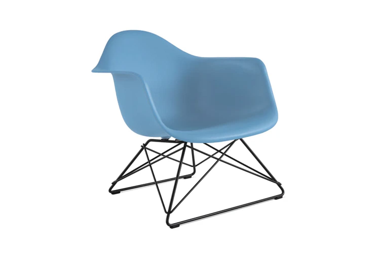 在庫2脚 ハーマンミラー イームズ プラスチック シェルチェア ワイヤーベース イームズ プラスチックシェル アームチェア ワイヤーベース#ブラックの
