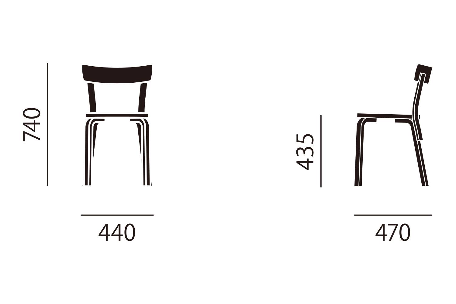 オリジナル チェアセット チェア 69 / ゼブラArtek（アルテック） | 公式通販 家具・雑貨