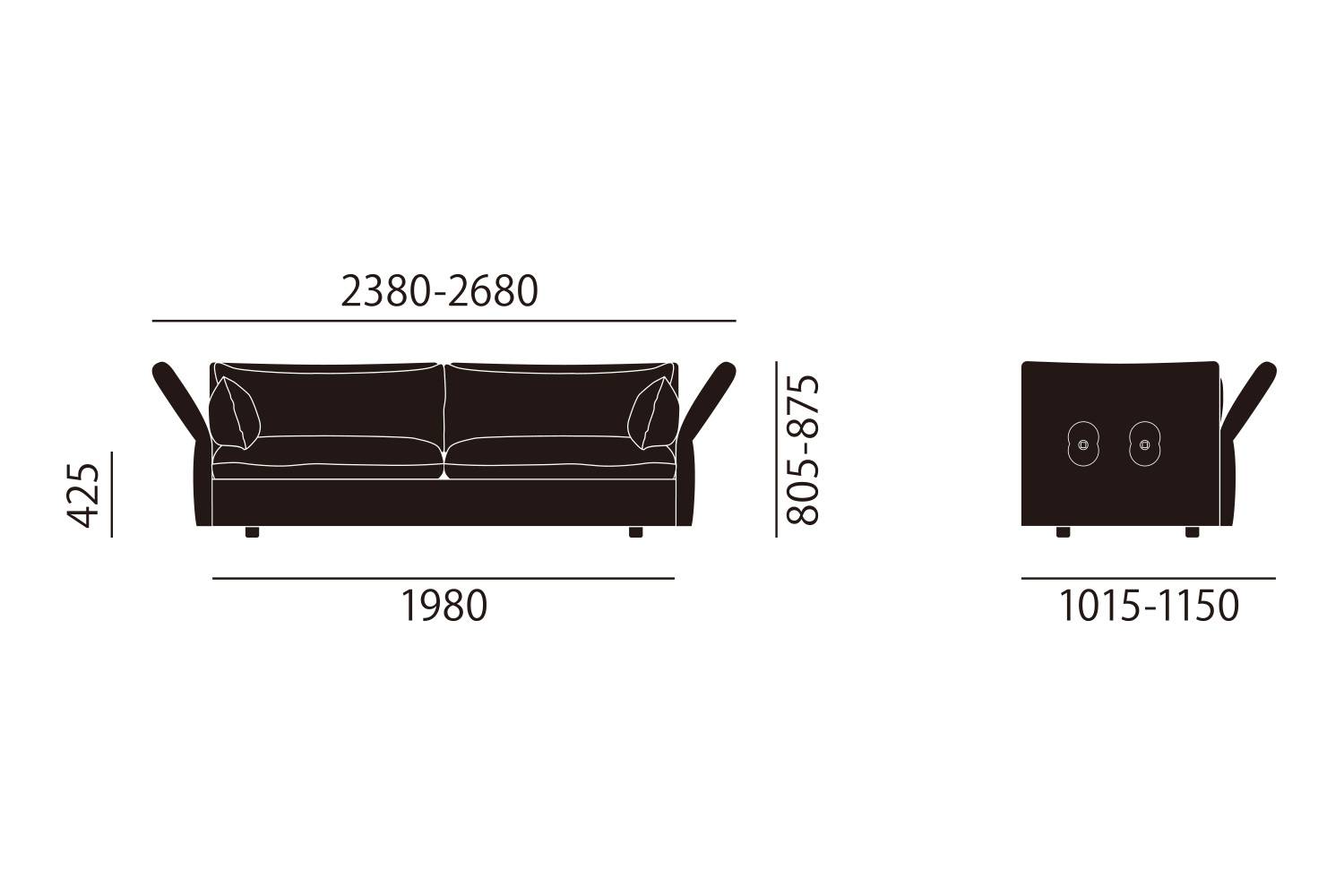 マリポサ ソファ 2シーター / 2.5シーター / 3シーターの通販 | 家具