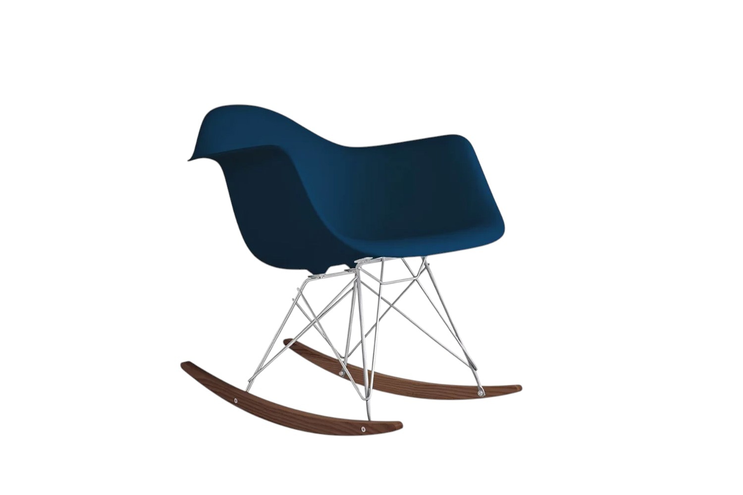 イームズ RAR シェルチェアー イス 椅子 Eames マリンブルー/NT イームズ プラスチックシェル アームチェア ロッカーベースの
