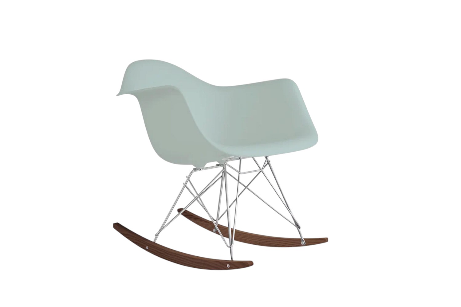 イームズ RAR シェルチェアー イス 椅子 Eames スカイブルー/BR イームズ プラスチックシェル アームチェア ロッカーベースの