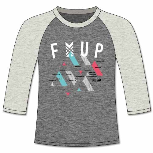 FMUP 七分袖ラグランＴシャツ