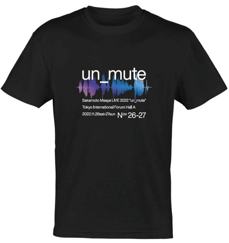 un_mute Tシャツ ＜ブラック＞
