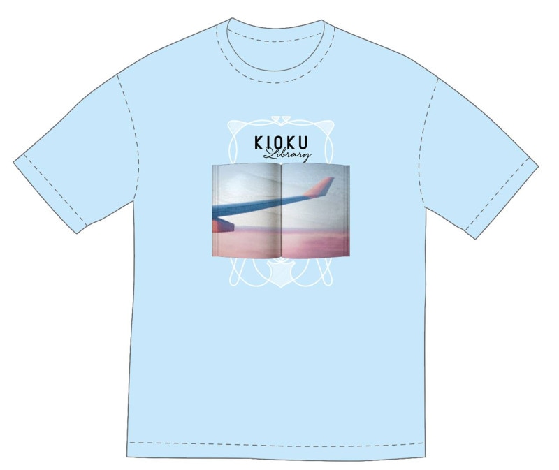 記憶の図書館 ビッグサイズTシャツ 缶バッジ付き