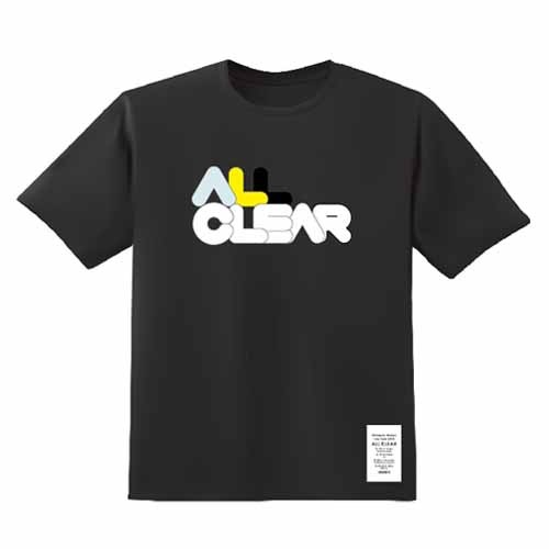 ALL CLEAR　Ｔシャツ CLEAR BLACK
