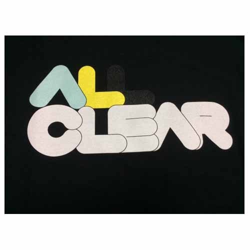 ALL CLEAR　Ｔシャツ CLEAR BLACK