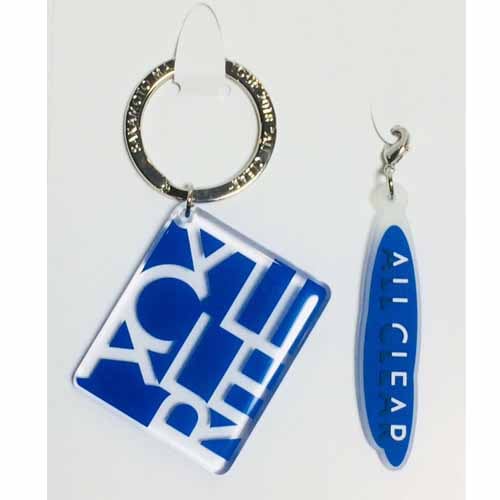 クリアキーホルダー