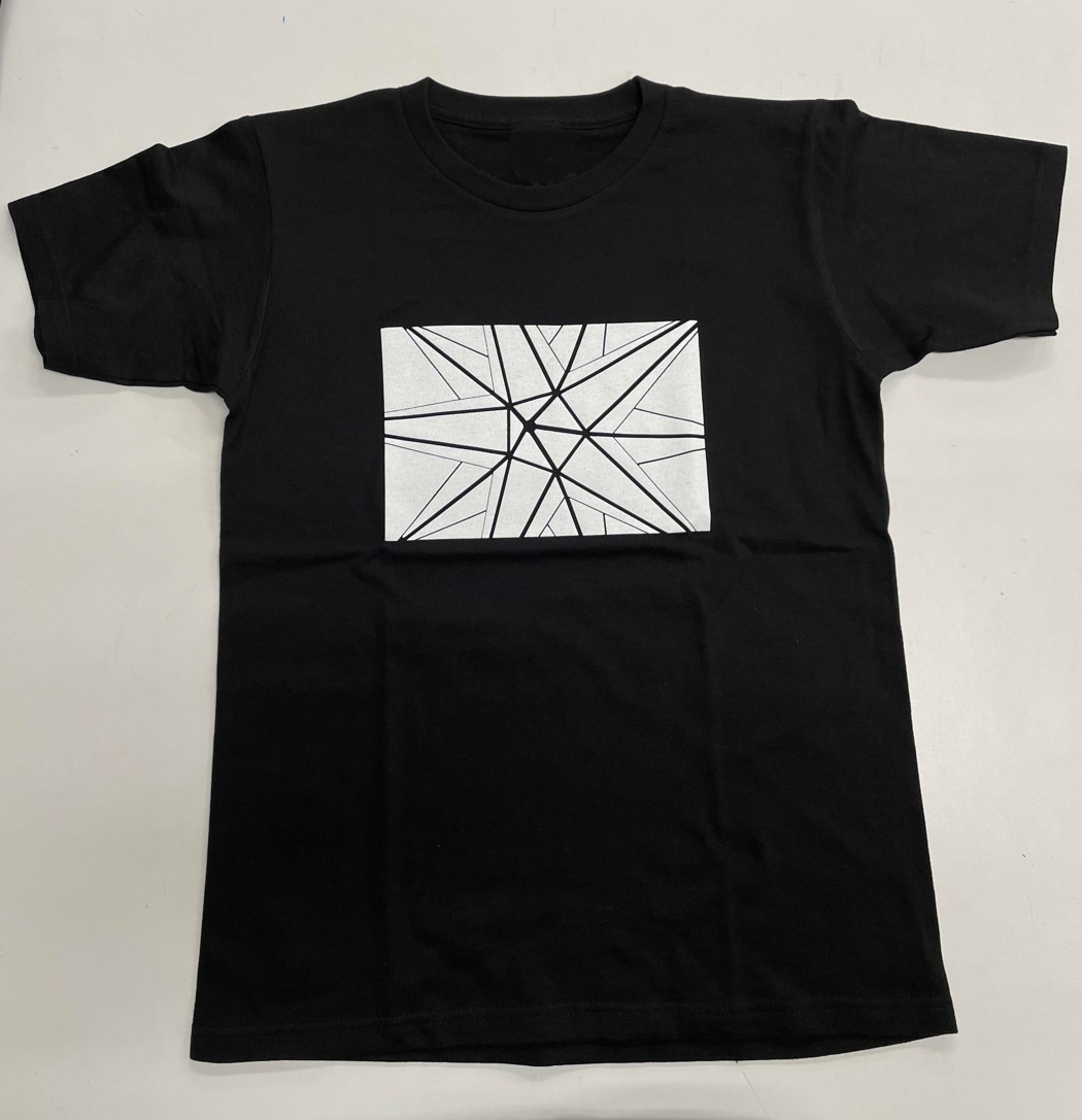 M30 Tシャツ黒 星ホワイト