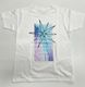 M30 Tシャツ白 星ミントパープル