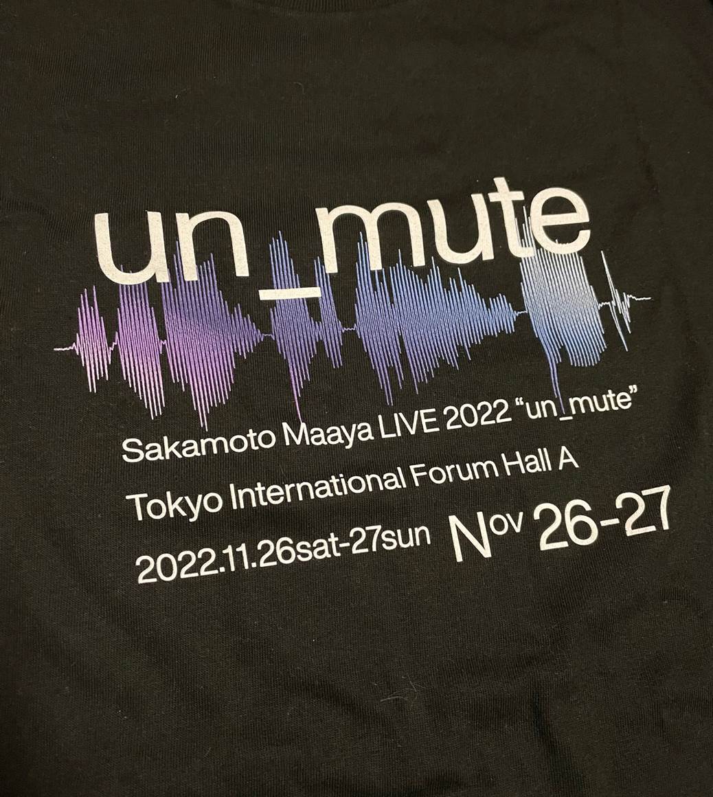un_mute Tシャツ ＜ブラック＞